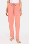 Rosaline Mystic Town Knit Cotton Pyjama (Pack of 2) - Purple Orange — thumbnail 2